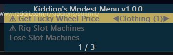 My menu dosent let me use rig the casino : r/Kiddions .